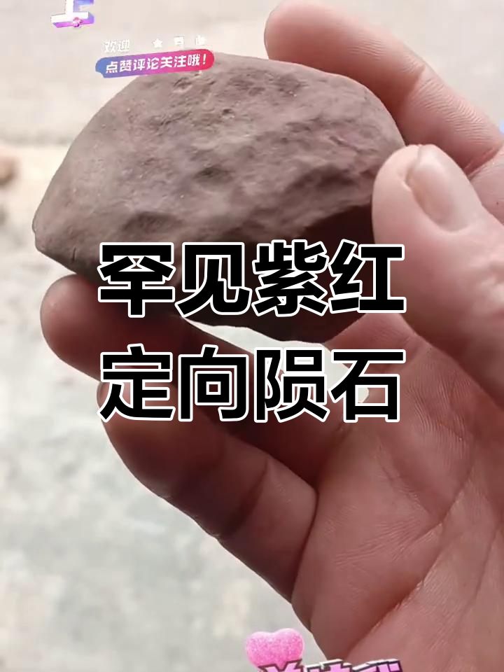 稀有紫红色定向陨石,如梦似幻的钻石之心