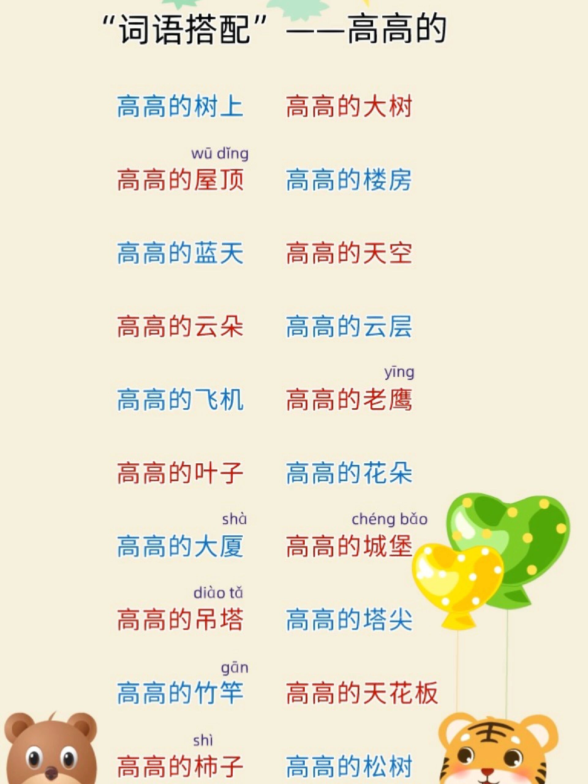 《咕咚》词语搭配