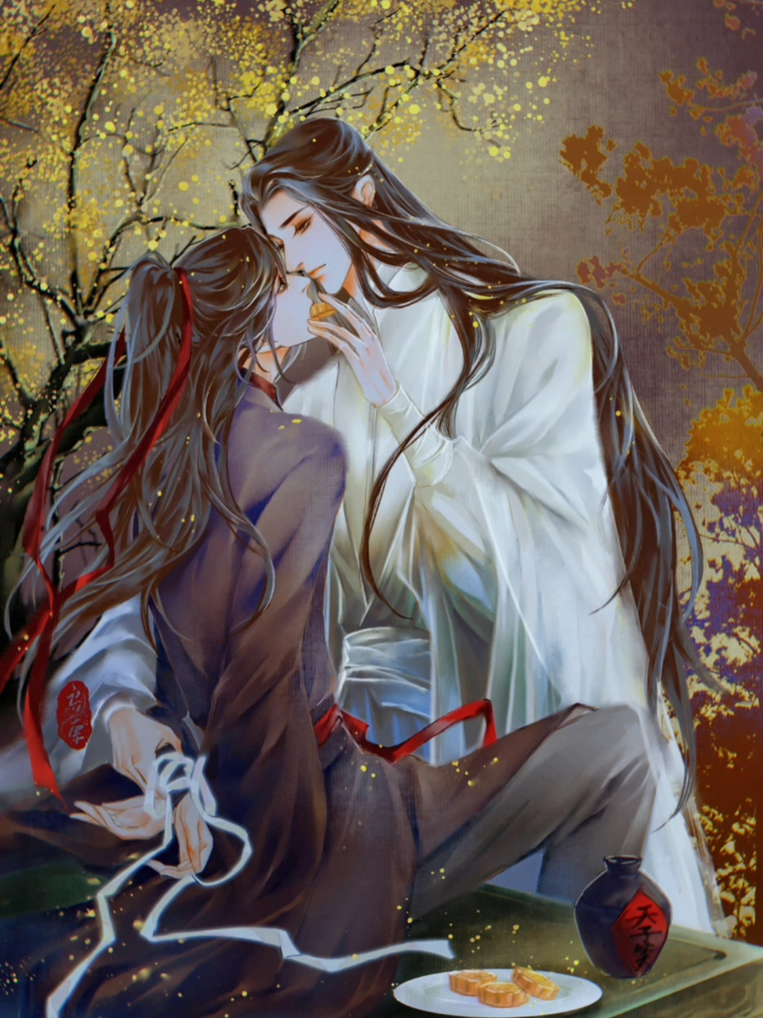 有亲亲的魔道祖师忘羡美图