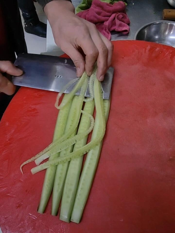 正确切青瓜的切法