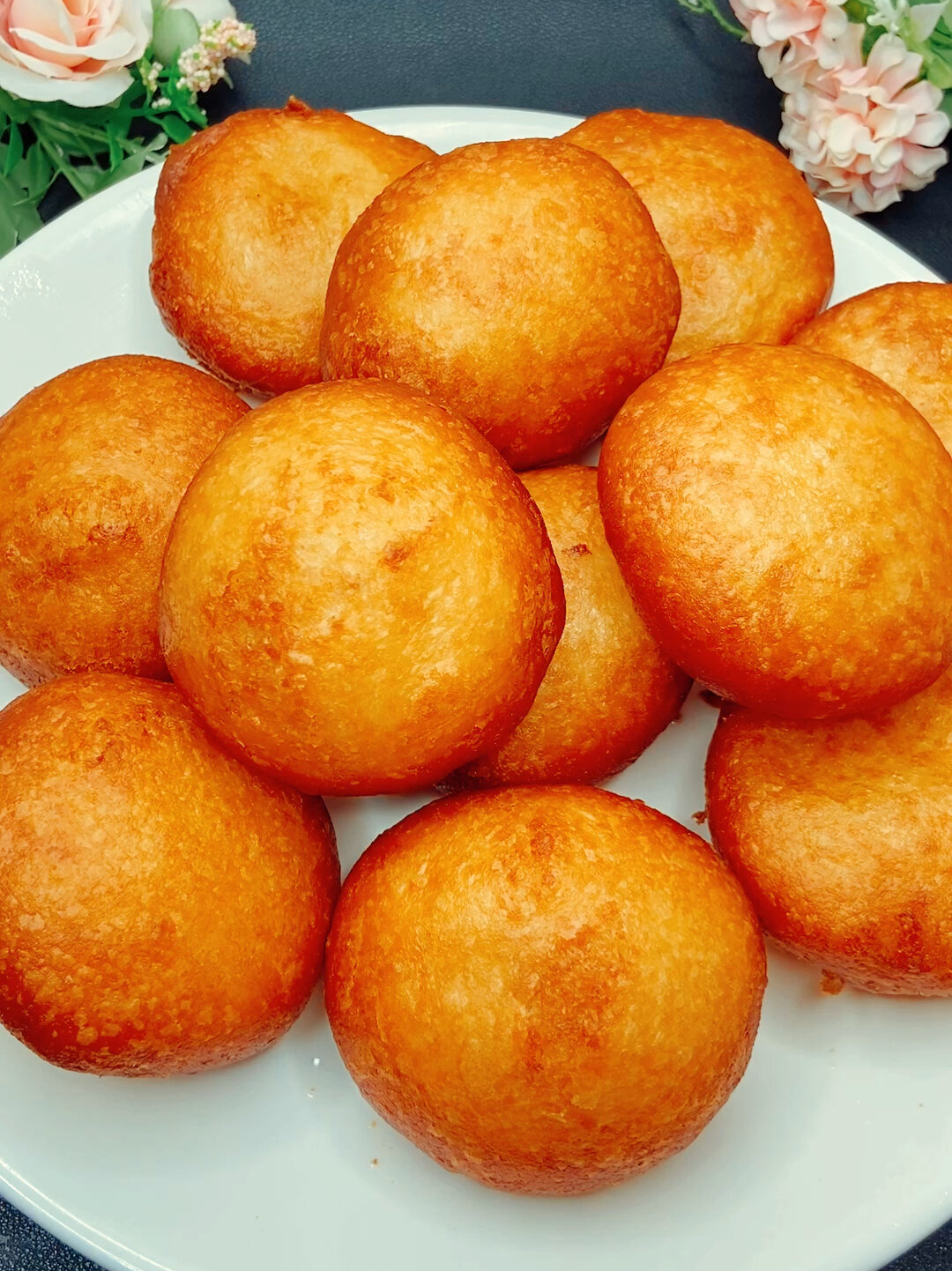 炸糖糕详细做法,一次成功