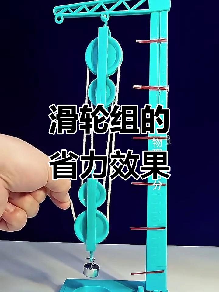 滑轮组如何省力?看这个设计能减少多少负担