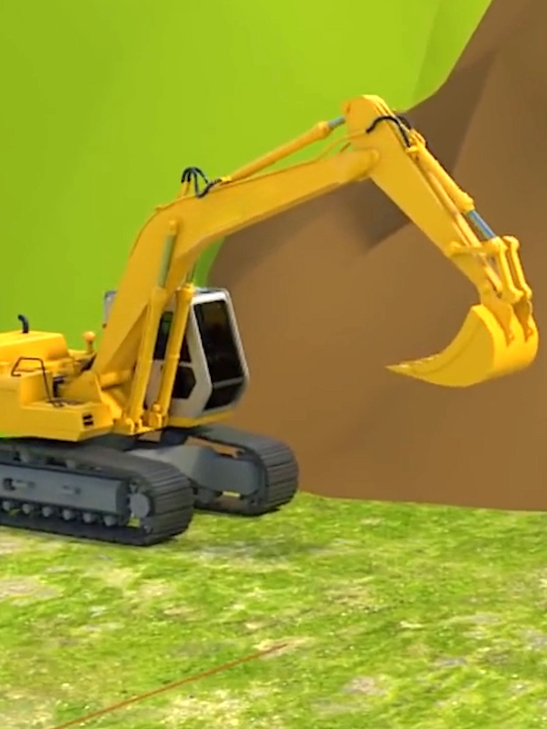 儿童3-6岁挖掘机挖土视频,挖掘机工作表演