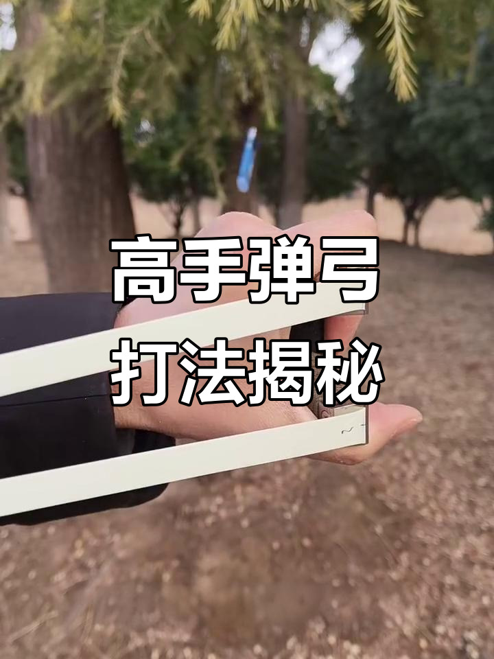 民间高手弹弓精准技巧,掌握三点一线轻松击中目标