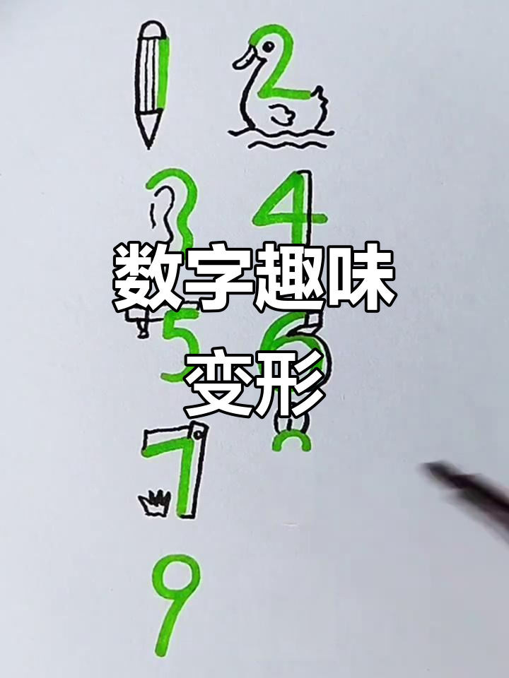 数字大变身:从1到10的创意画法