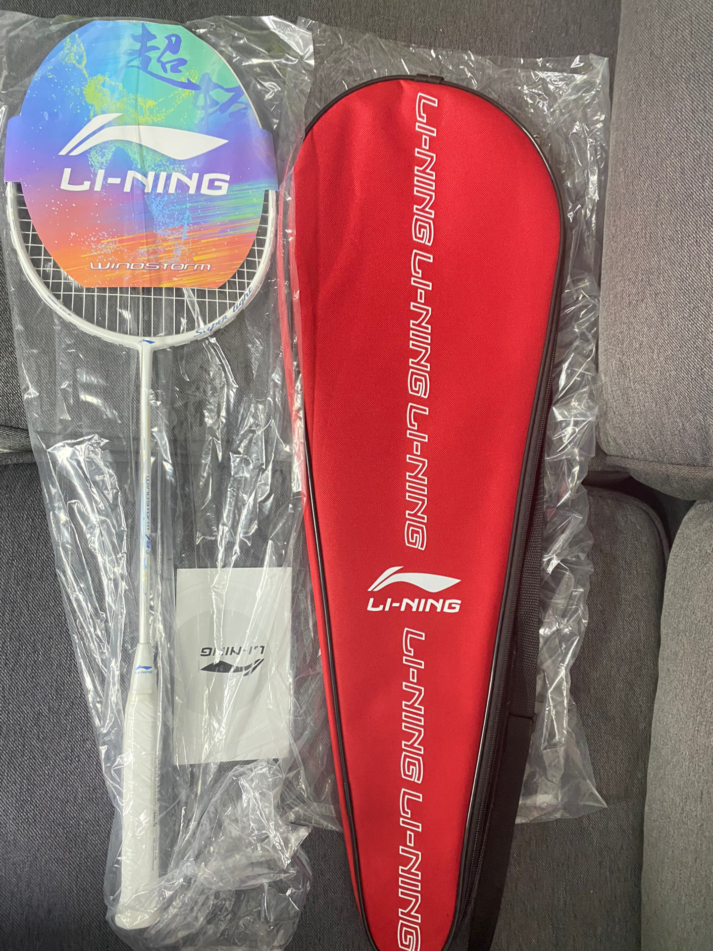 超轻ws79s李宁羽毛球拍真实开箱