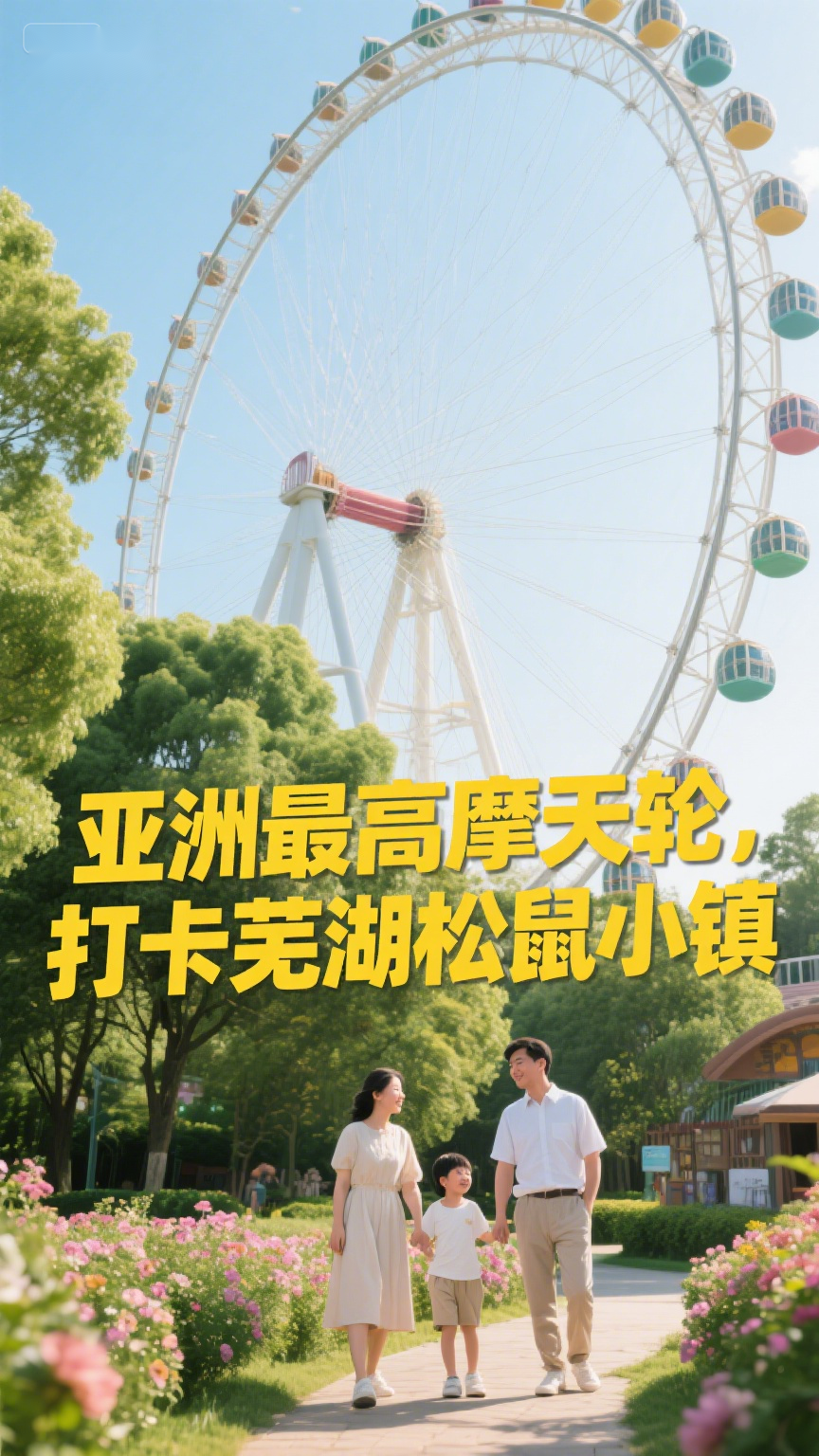 亚洲最高摩天轮,打卡芜湖松鼠小镇