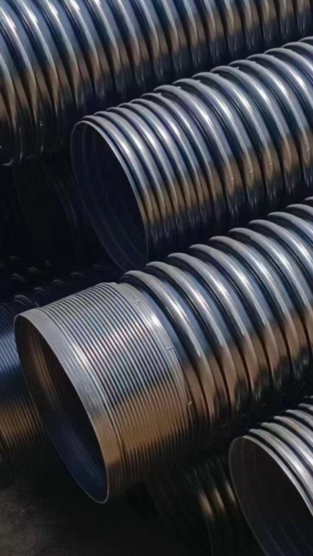 大口径雨污水双壁波纹管全线生产
