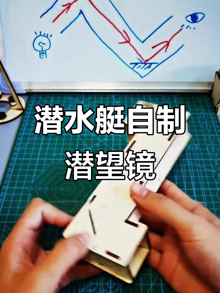 自制潜望镜,带你从水下看水面上的世界
