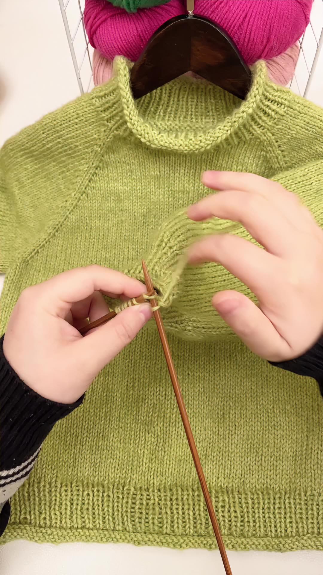 毛衣四海针的织法图片