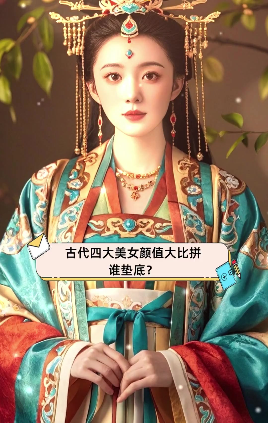 古代四大美女颜值大比拼,谁垫底?