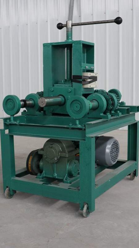 多功能电动弯管机 圆管方管弯圆弯弧机施工过程-度小视