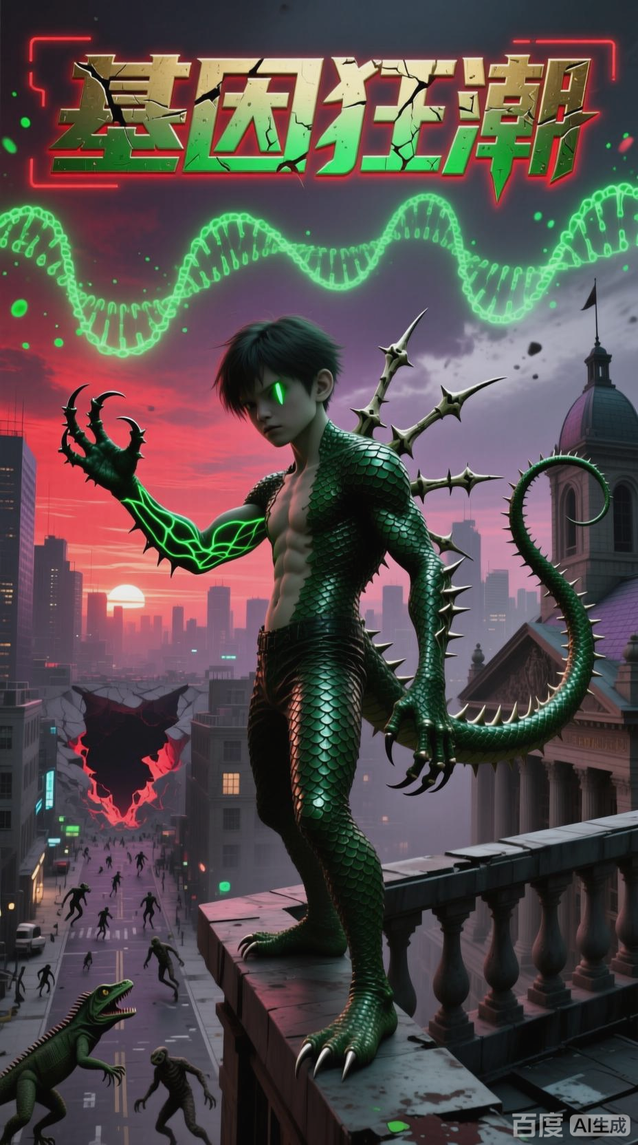 小帅变异蜥蜴人,蛇人阻击战