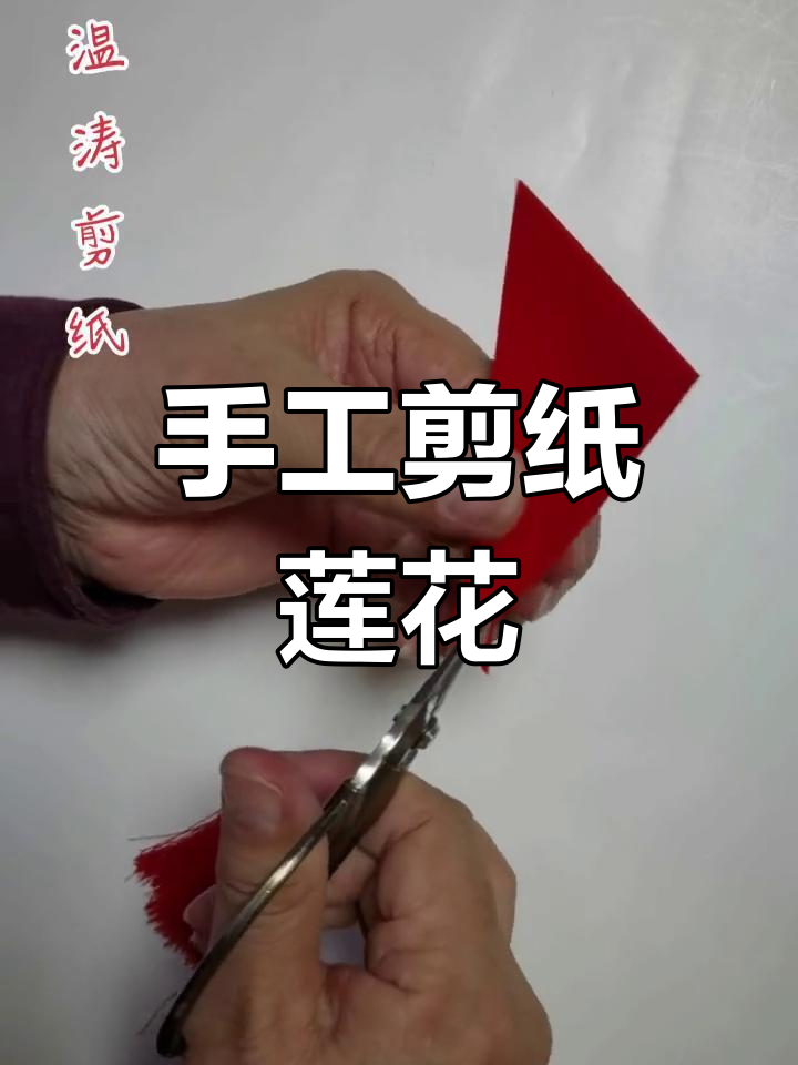 莲花剪纸教程图片