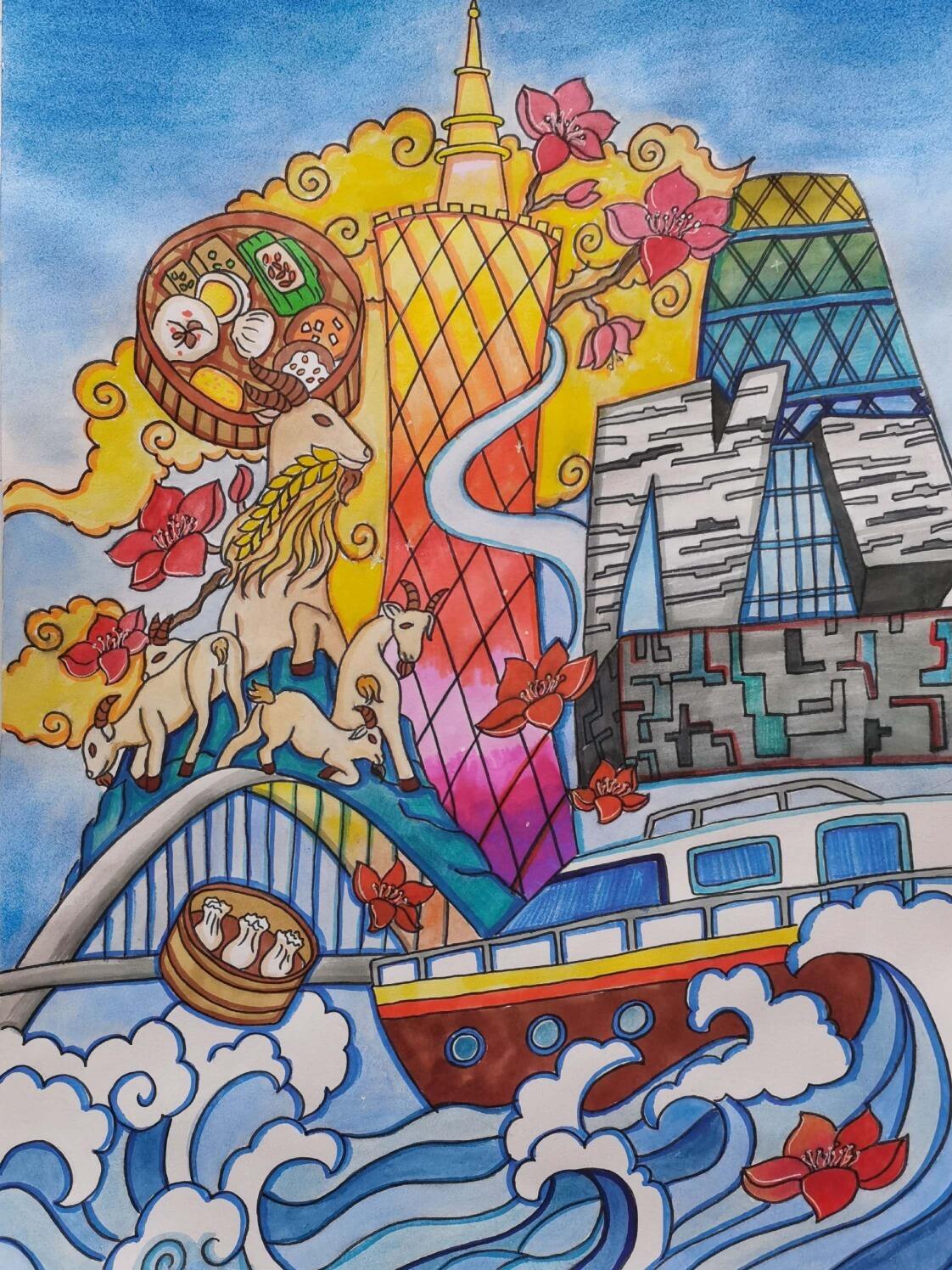 心绘羊城系列作品