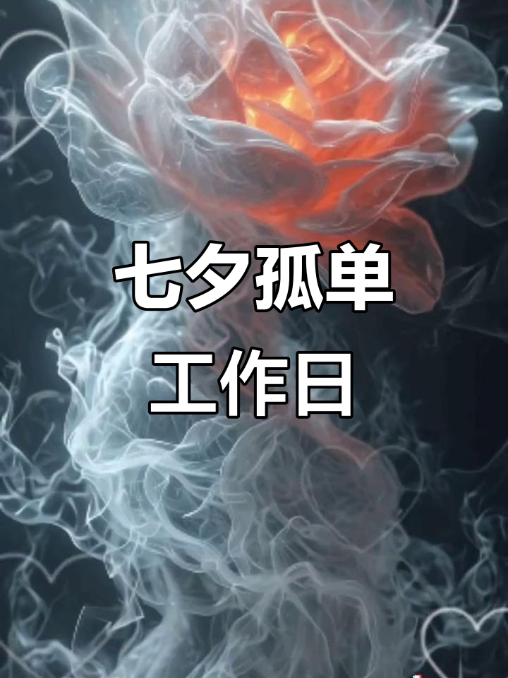 七夕一个人过,加班到天亮,心里却满是失落