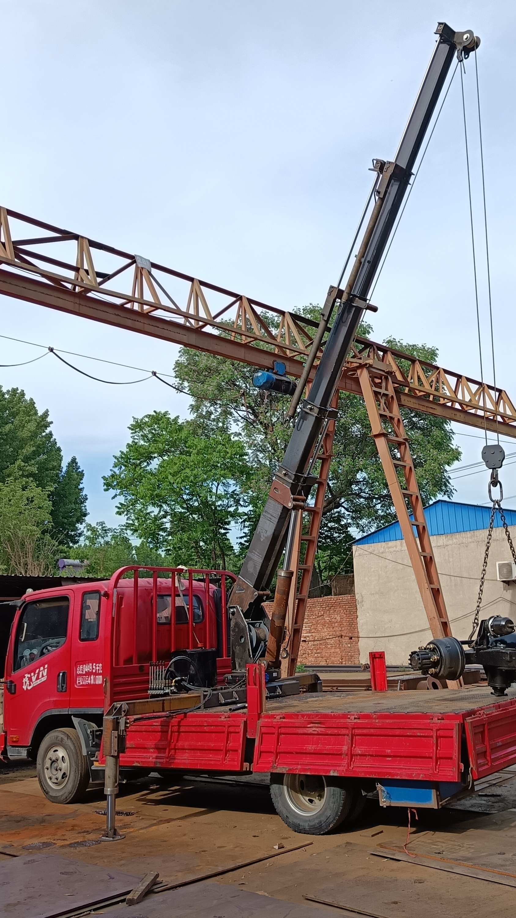 车载式折臂吊 小型折臂吊机 液压伸缩折叠臂吊货车随车吊