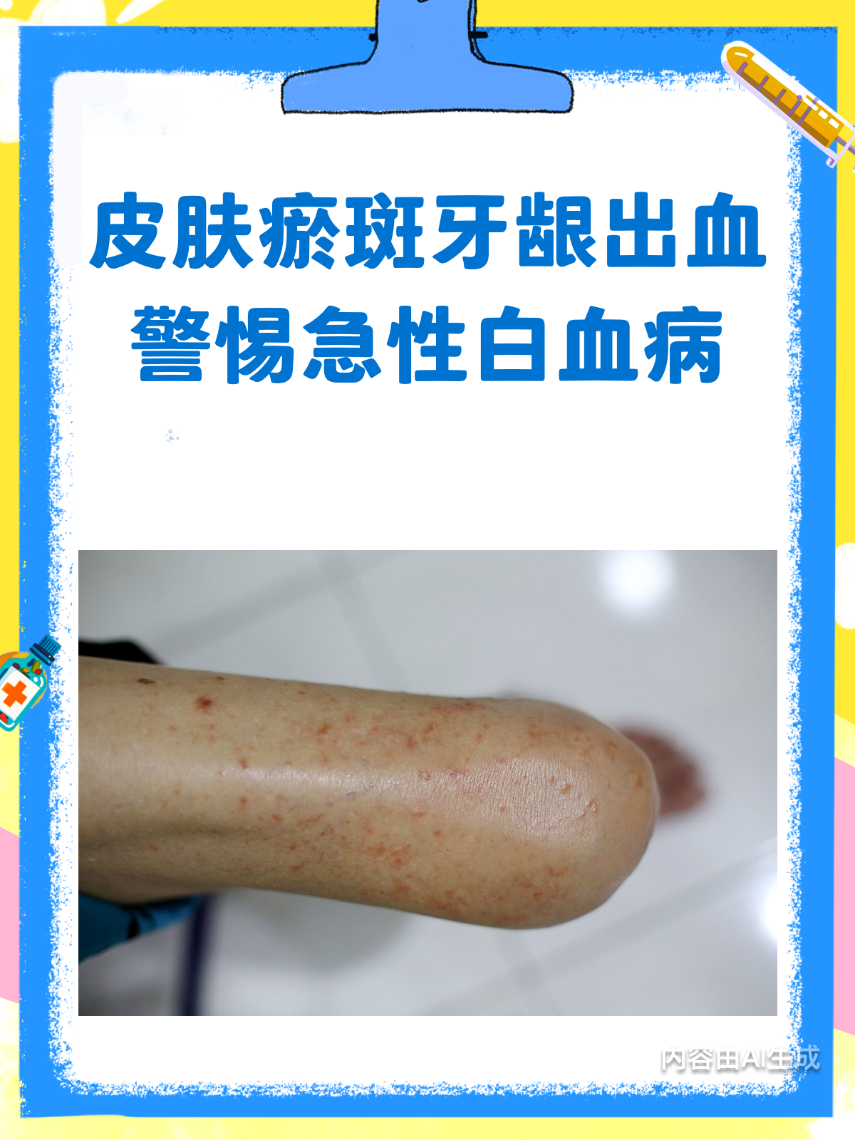 皮肤瘀斑 牙龈出血?小心急性白血病找上门!