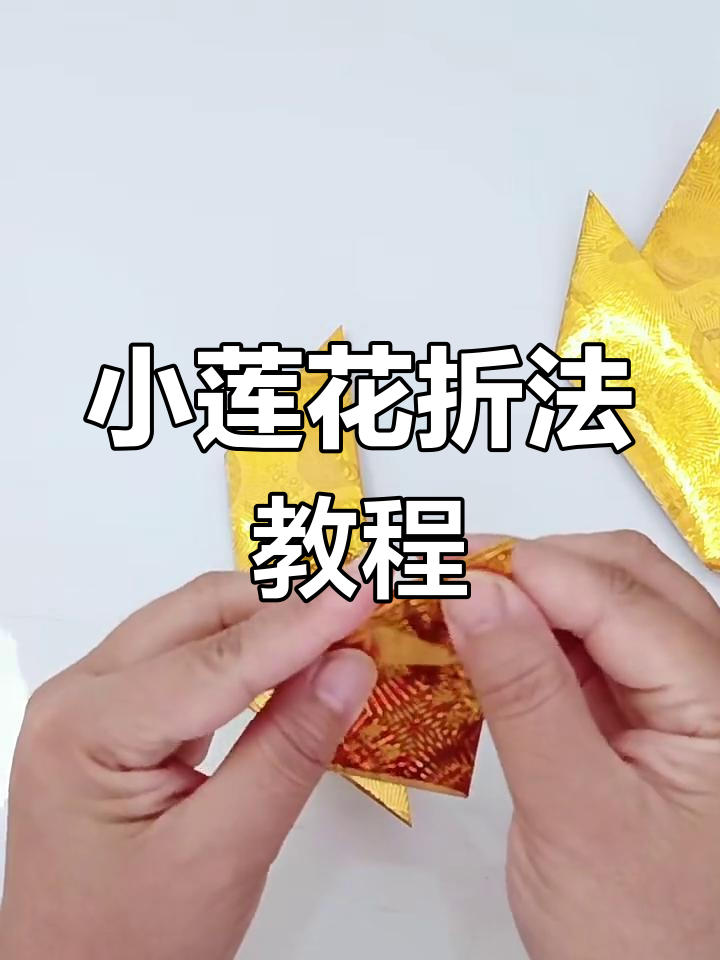 简单莲花折法,轻松学会