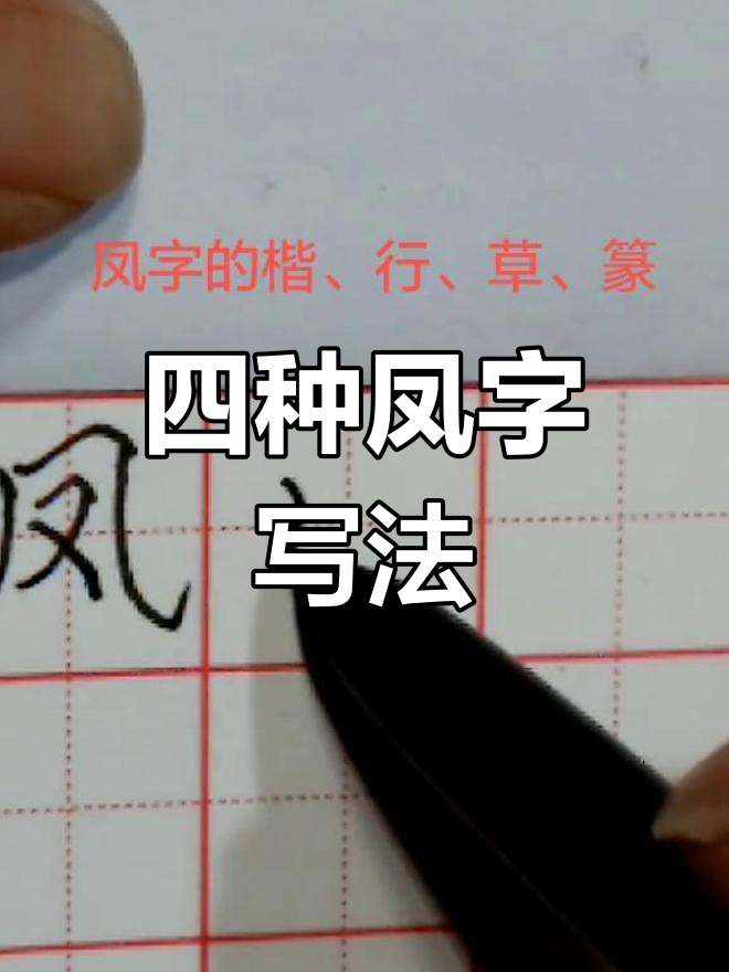 凤字各种字体图片