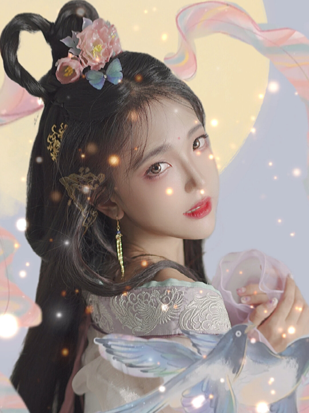 画中人仿妆|七夕织女