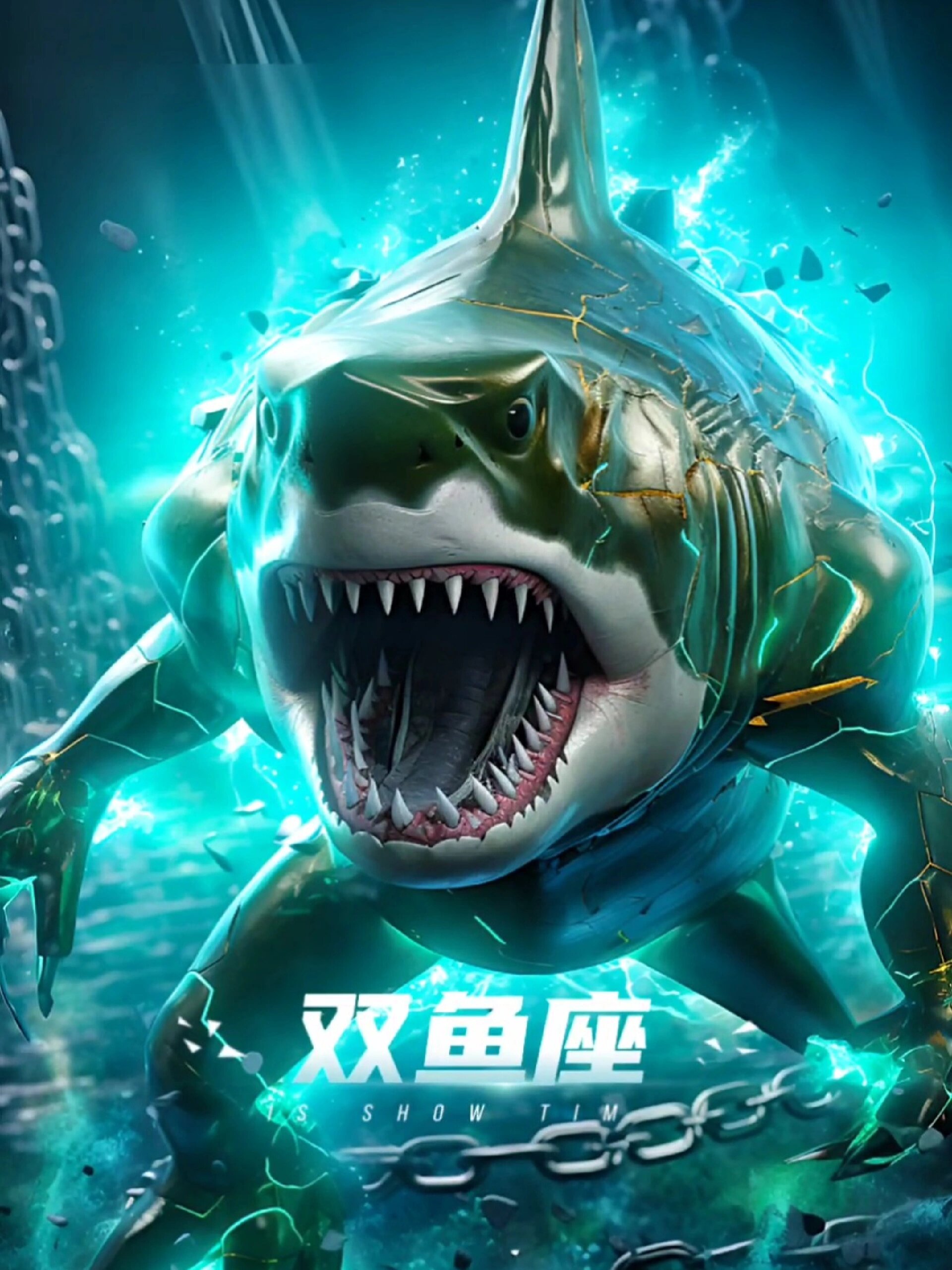 十二星座机械鲨鱼