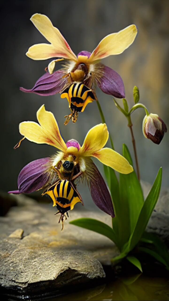 蜜蜂兰的花语:青春活泼,知情识趣