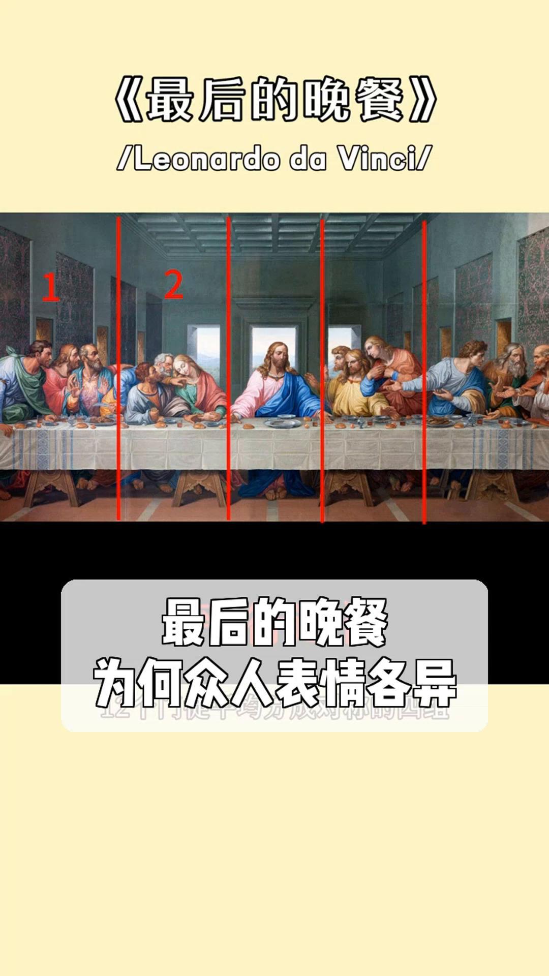 最后的晚餐,为何众人表情各异?