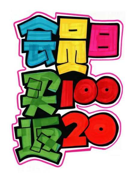 会员日手绘pop海报|药店手绘pop海报-度小视