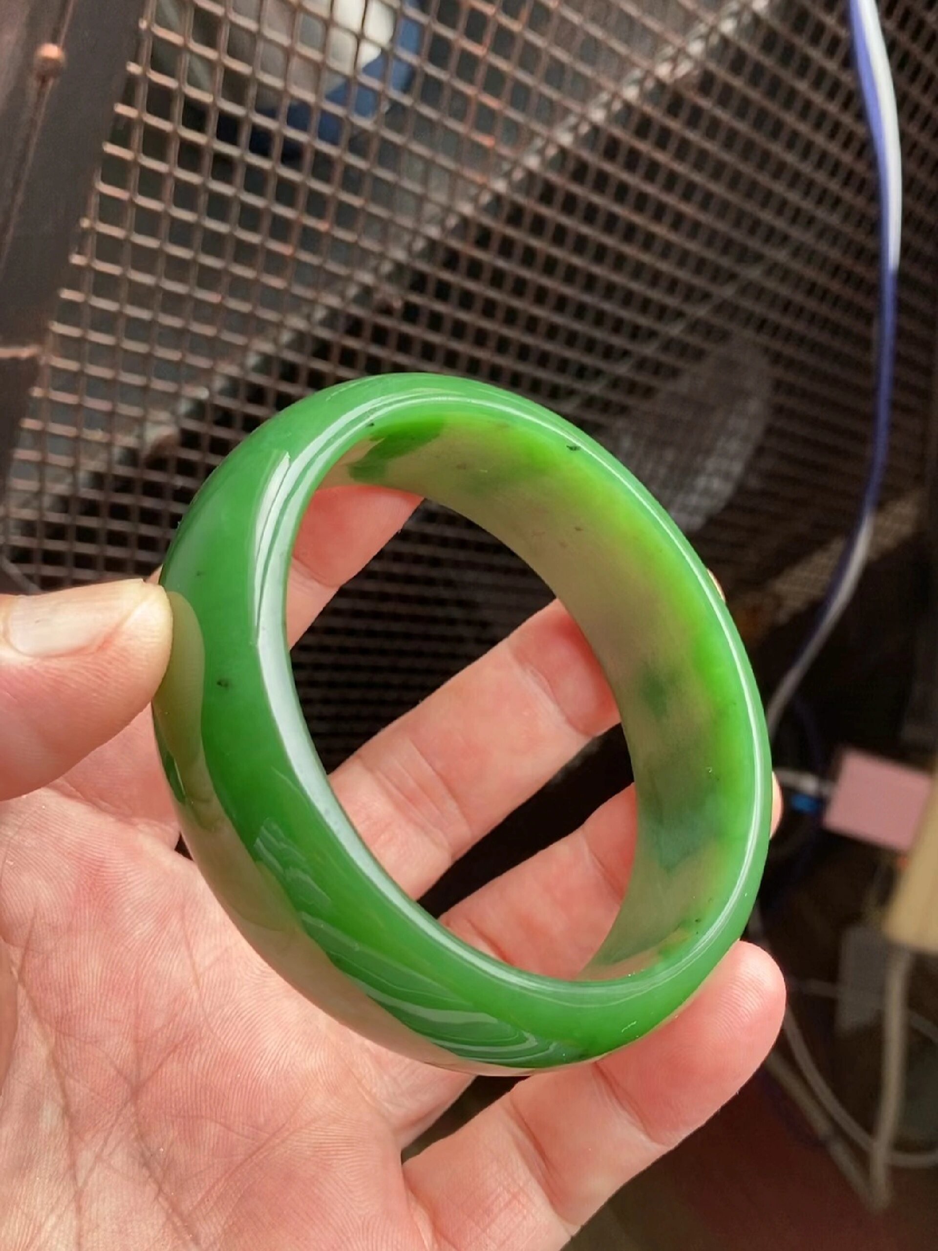 新西兰碧玉玉性非常稳定不跑水不跑色