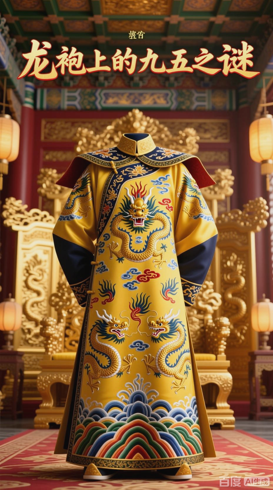 皇帝龙袍上的龙纹奥秘