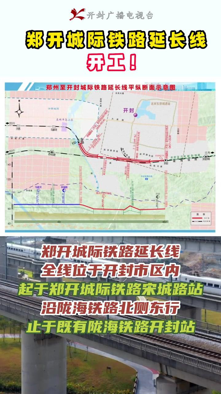 郑开城际铁路延长线建设启动郑开城际铁路好消息项目建设