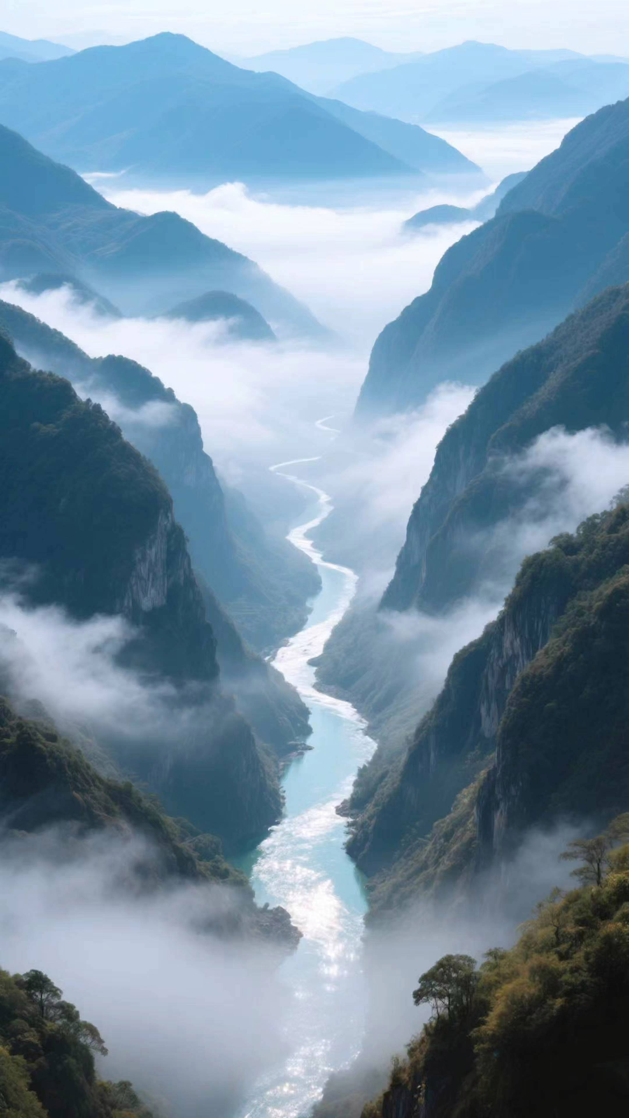 风景太美了,中国深山超美大峡谷,犹如人间仙境