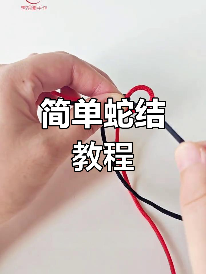 蛇结两种编法,轻松学会!