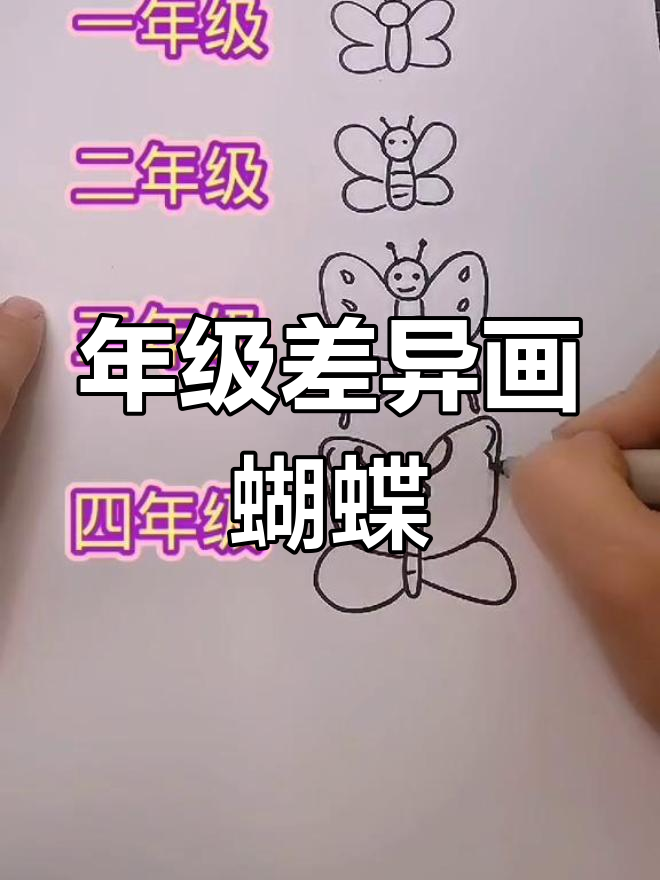 小鸟简笔画蝴蝶图片