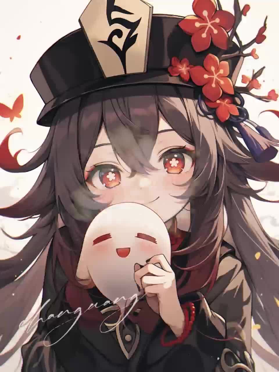 原神胡桃头像太萌了