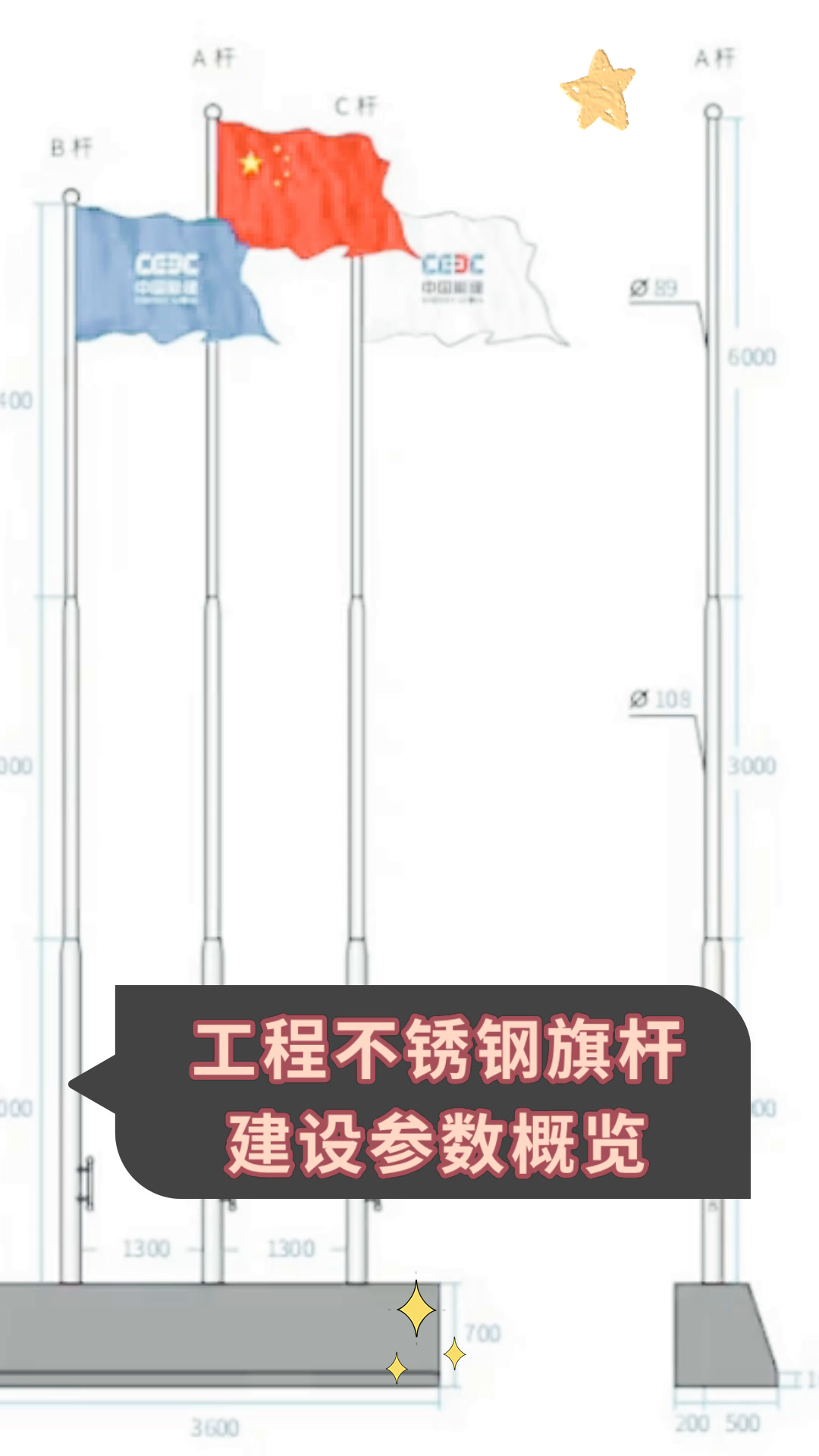 工程不锈钢旗杆建设参数概览