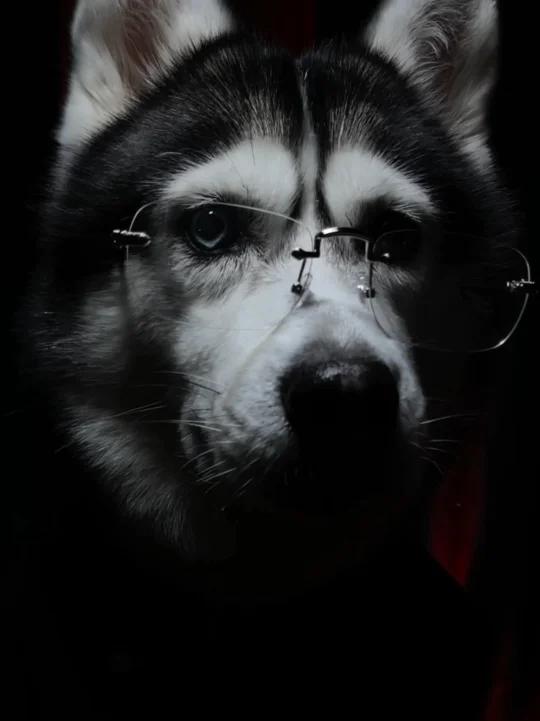 来自哈士奇的压迫感