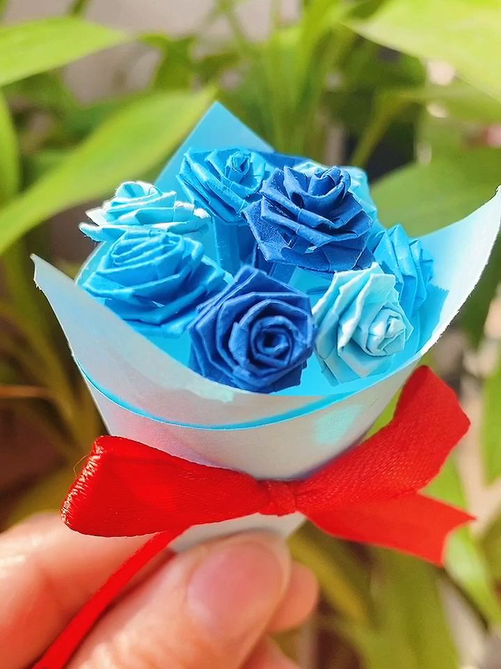 星星纸折永生玫瑰花