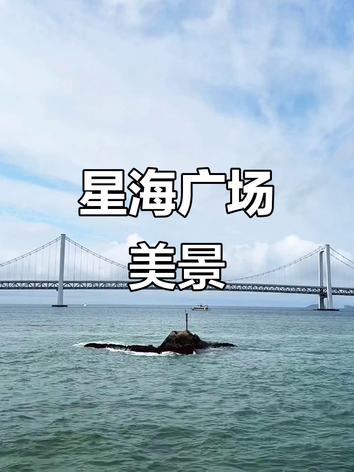 星海广场全景展示,尽享滨海风情