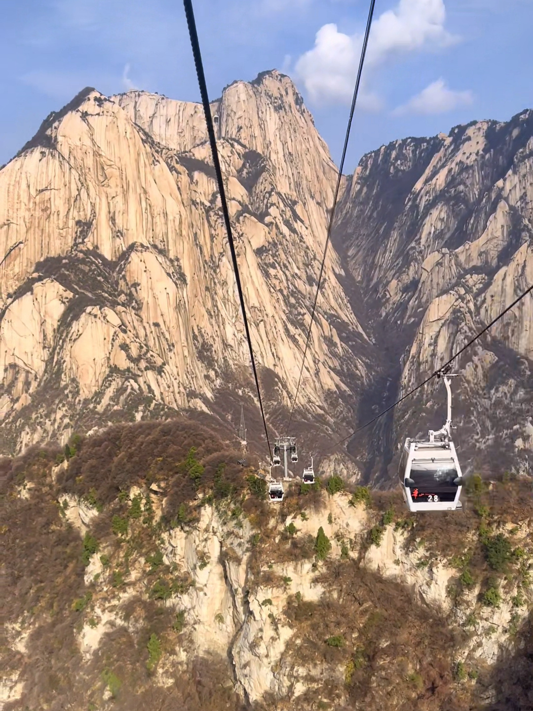 奇险天下第一 华山西峰大索道
