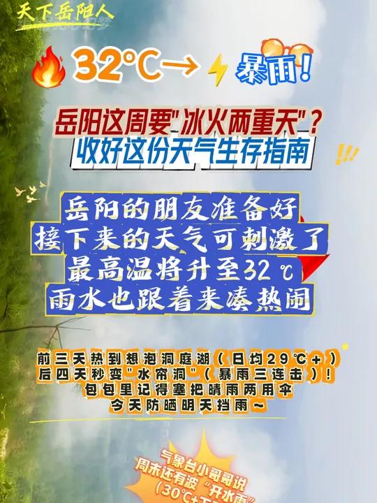 岳阳天气预报天气大全