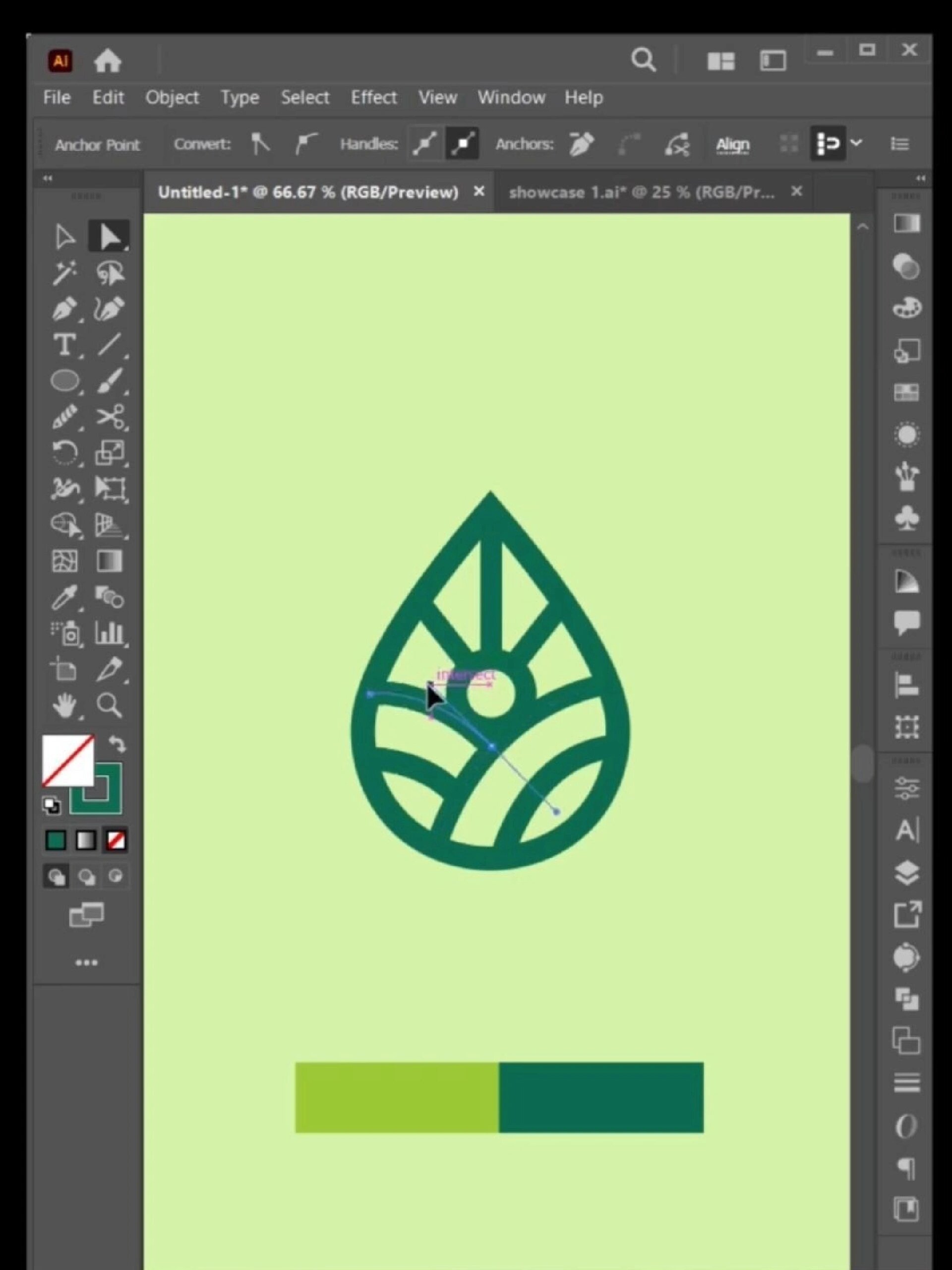 用illustrator制作logo