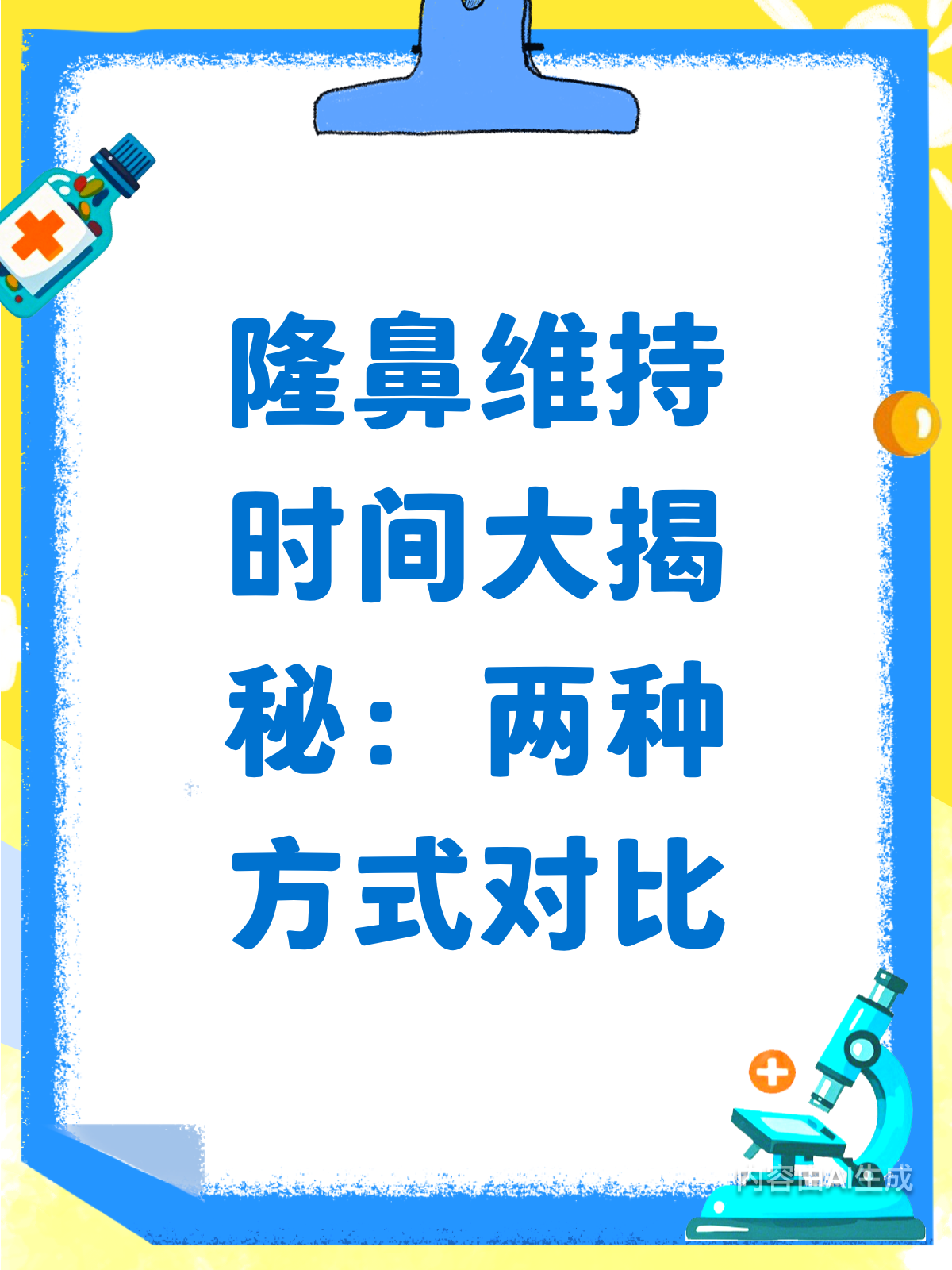 隆鼻选哪种?两种方式维持时间大揭秘