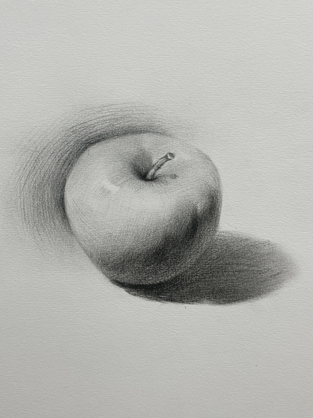 素描苹果画法过程讲解