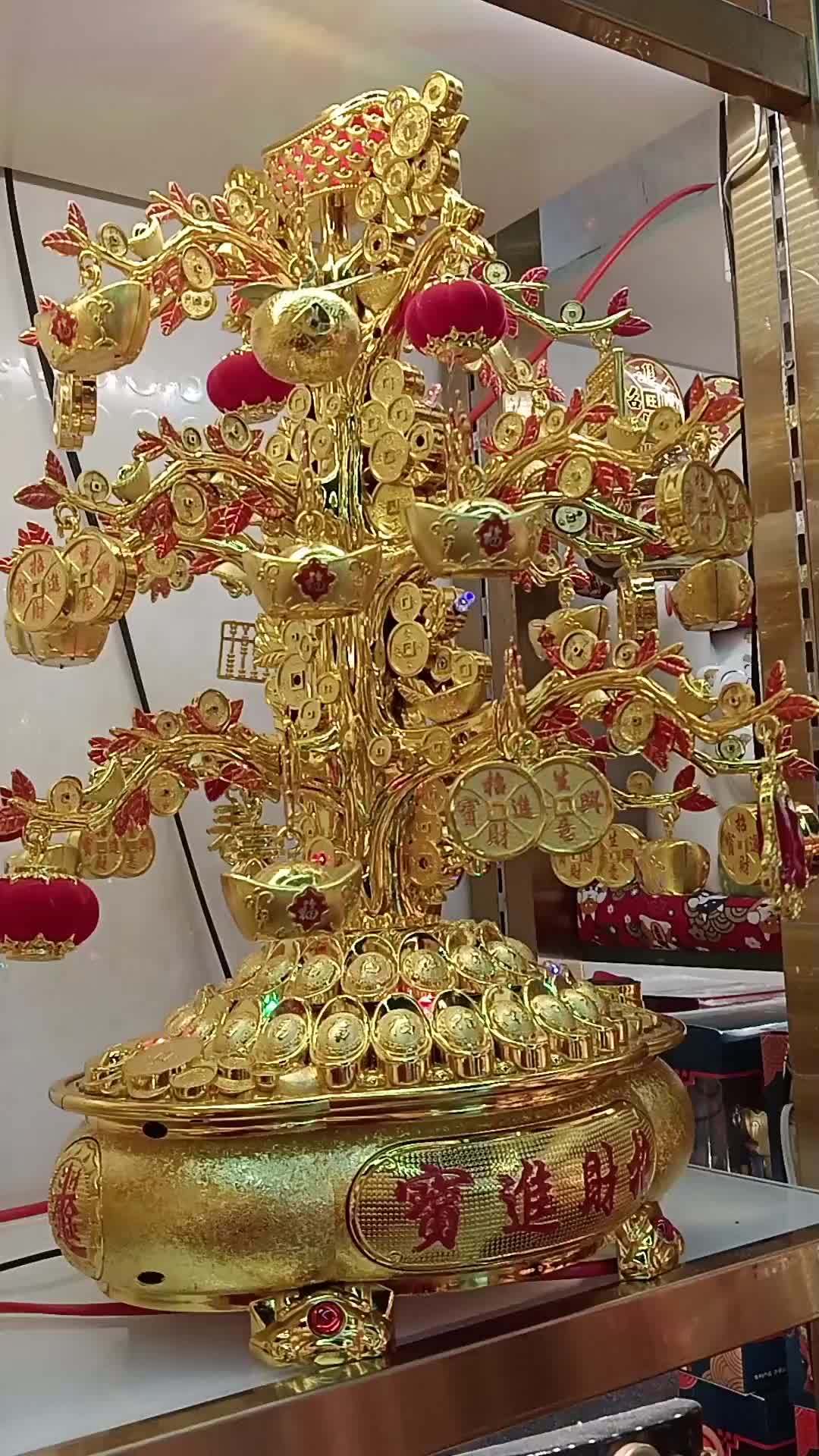 摇钱树 传统文化 工艺品摆件
