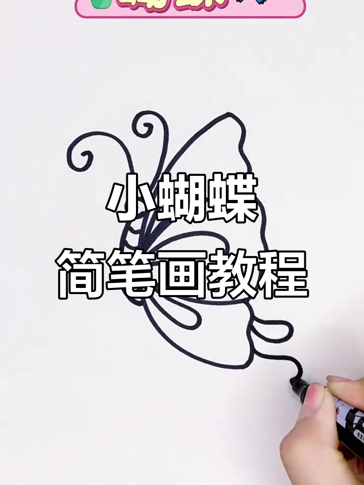 轻松学画小蝴蝶,简单又有趣