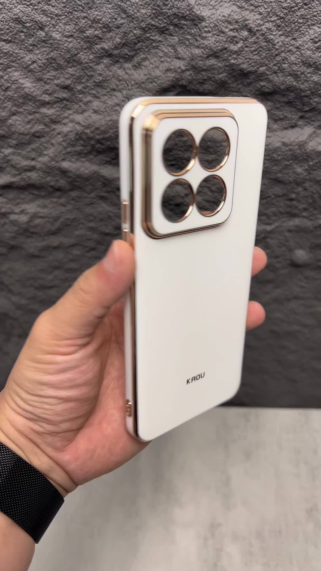 小米14 小米14pro 电镀手机壳 保护镜头实拍图片-度小视