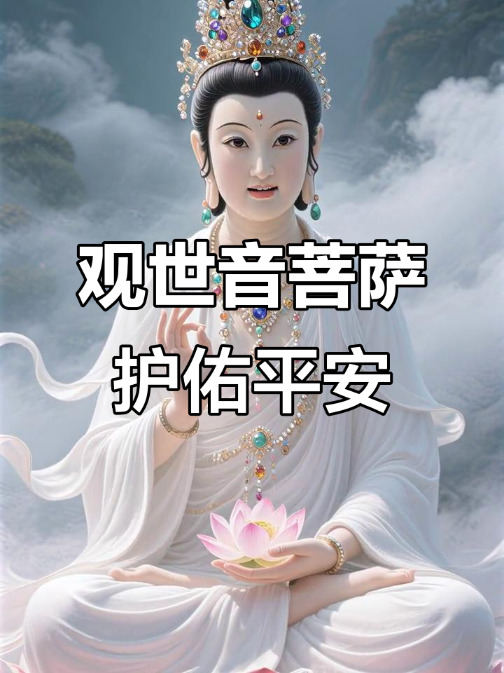 观音菩萨慈悲保佑,病痛远离身心安康