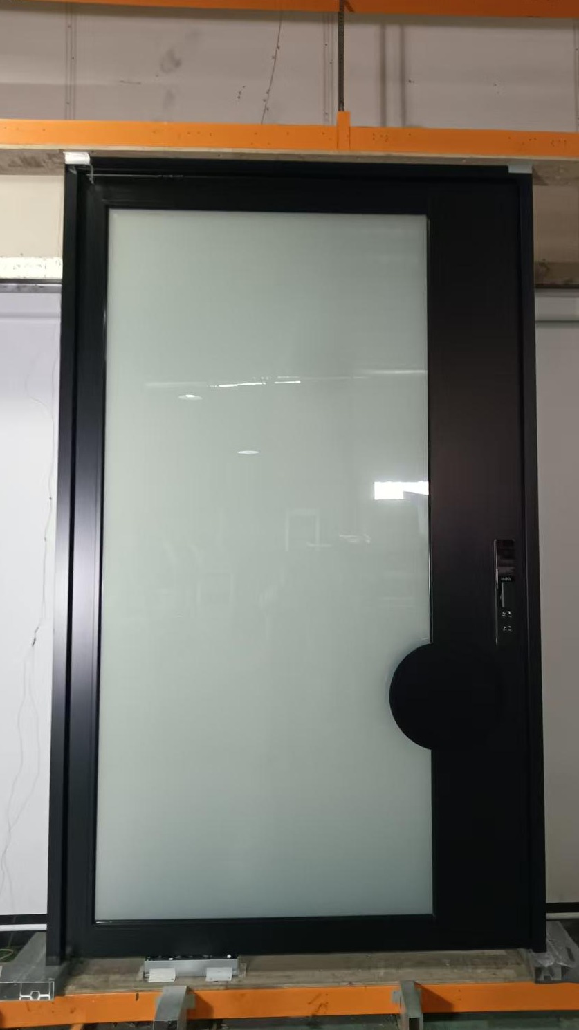 欧美出口铝合金地弹门